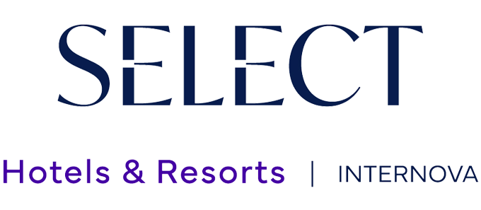 Select Hotels & Resorts logo with “Internova” branding on a dark background.